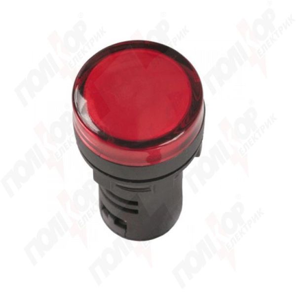 Армат. сигн. светодиодная AD22DS/24В AC/DC, красная ИЭК(BLS10-ADDS-024-K04)