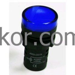 Армат. сигн. светодиодная AD22DS/24В AC/DC, синяя ИЭК(BLS10-ADDS-024-K07)