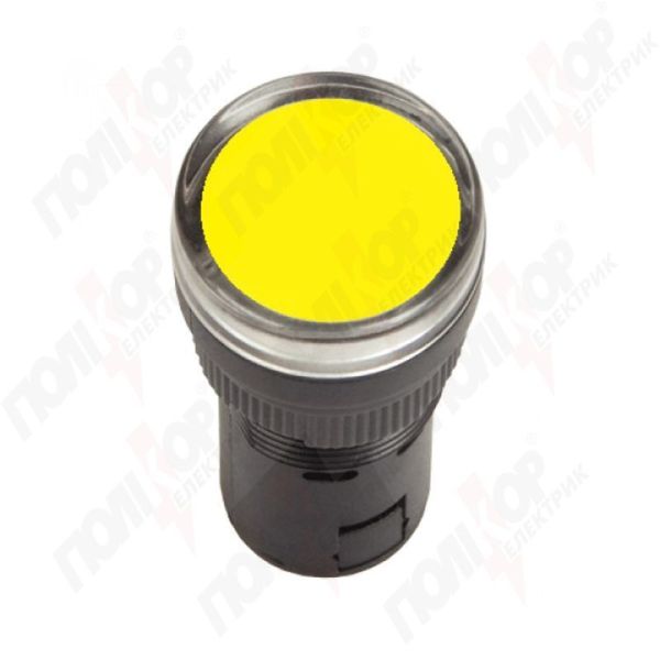 Армат. сигн. светодиодная AD22DS/AC220 В, желтая ИЭК є АСКО(BLS10-ADDS-230-K05)