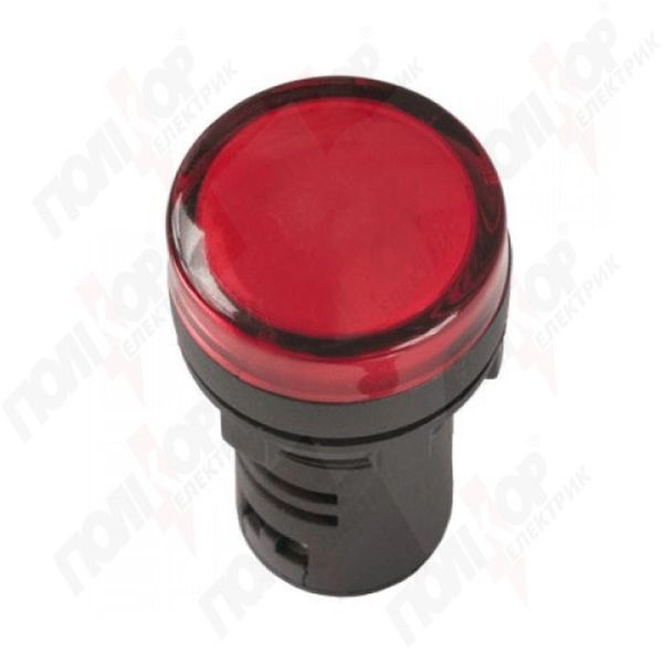 Армат. сигн. светодиодная AD22DS/AC220 В, красная ИЭК є АСКО(BLS10-ADDS-230-K04)