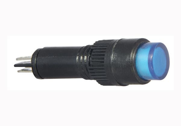 Арматура сигнальна світлодіодна AD22E-8DS 220V AC/DC синя АсКо(A0140030167)