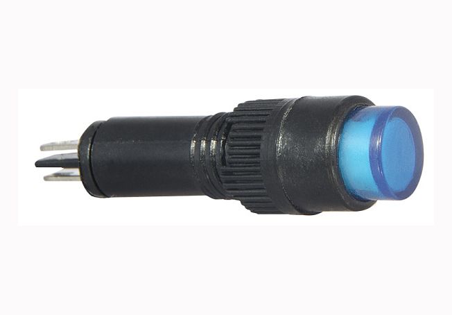 Арматура сигнальна світлодіодна AD22E-8DS 220V AC/DC синя АсКо(A0140030167)