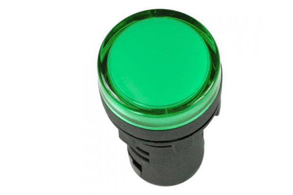 Армат. сигн. светодиодная AС22C-8/AC220V, зеленая АсКо(A0140030216)