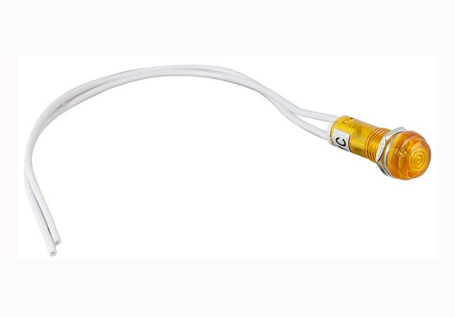 Арматура сигнальна PL1-101/220В неон, жовта АсКо(A0140030022)