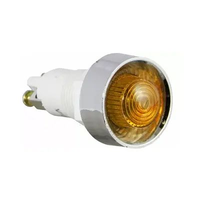 Армат.сигн. PLS/220В неон, жовта АсКо(A0140030025)