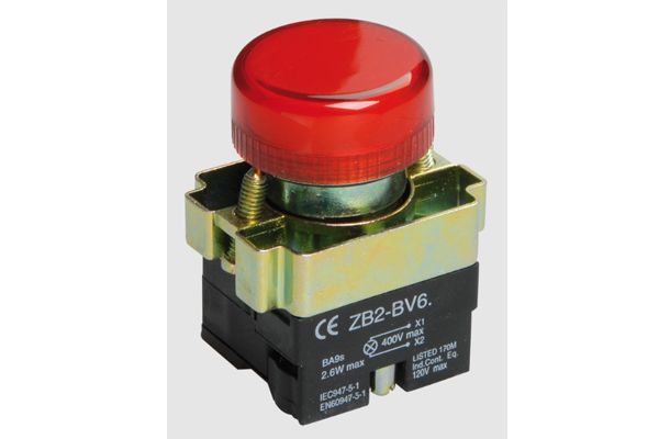 Индикатор LAY5-BU64 красный d22 ИЕК(BLS50-BU-K04)