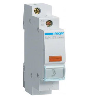 Індікатор LED  SVN123 жовтий 230В 1м Hager(SVN123)