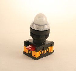 Лампа AL-22 сигнальная d22мм белый неон/240В цилиндр ИЭК(BLS20-AL-K01)