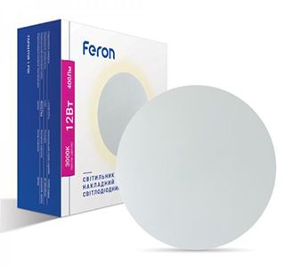 Світильник настінний накладний Feron AL8100 12W, 230V, 150х50мм, білий(7375)