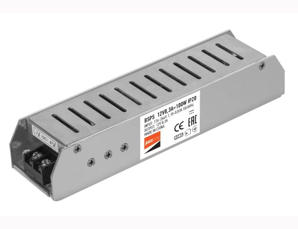 Блок питания JAZZway 100W, 12V, 8.3A, IP20(1002167A)