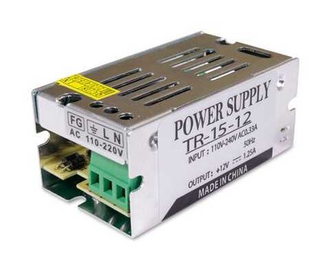 Блок питания ОЕМ DC12 15W 1.25A TR-15-12 Biom(TR-15-12)