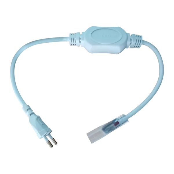 Кабель живлення LEBRON L-CLIP-N220 для стрічки NEON AC220V, 8x16мм(13-79-50)