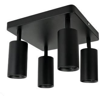 Світильник накладний СПОТ-4 GU10 JOKER-6 чорний(JOKER-6)