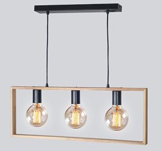 Світильник-люстра 3*Е27 натуральний бук 64213 Vesta Light Wooden Frame(64213)