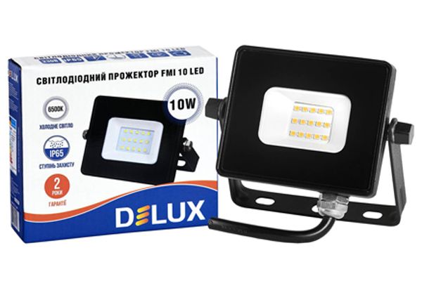 Прожектор DELUX FMI LED 10Вт 6500K IP65 90015133(90015133)
