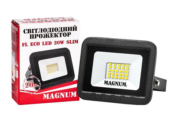 Прожектор MAGNUM ECO slim 20W 6500K IP65 LED(90011659)
