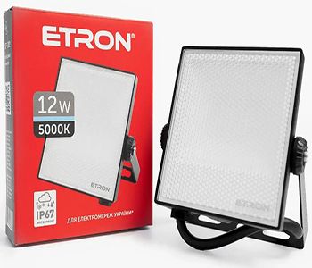 Прожектор ETRON LED 12Вт 5000K1-ESP-202 IP67(1-ESP-202)