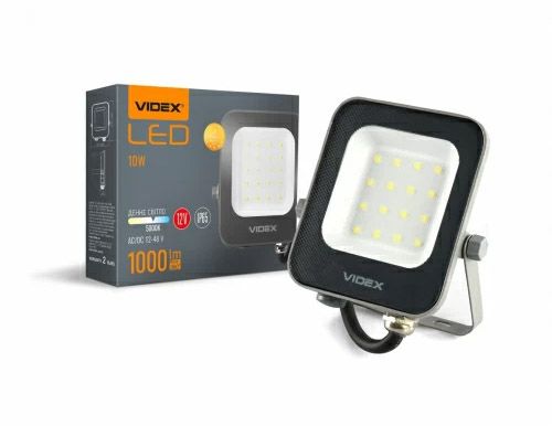 Прожектор LED VIDEX 10W 5000K 12V ІР65 чорний (VL-F3e-105W-12V)(VL-F3e-105W-12V)
