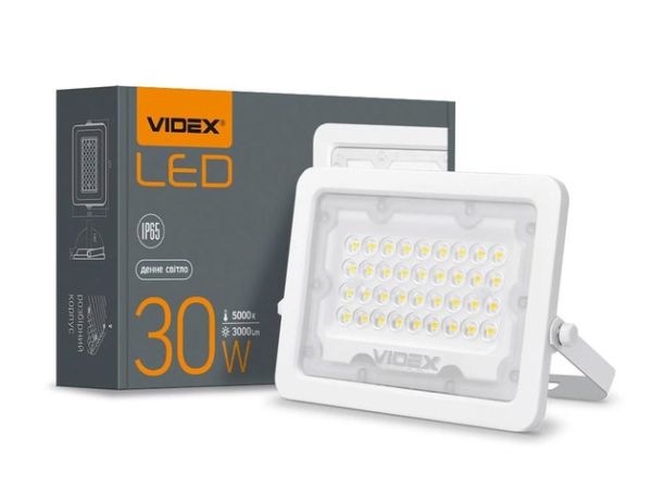 Прожектор LED VIDEX 30W 5000K 220V білий (VL-F2e305W)(VL-F2e305W)