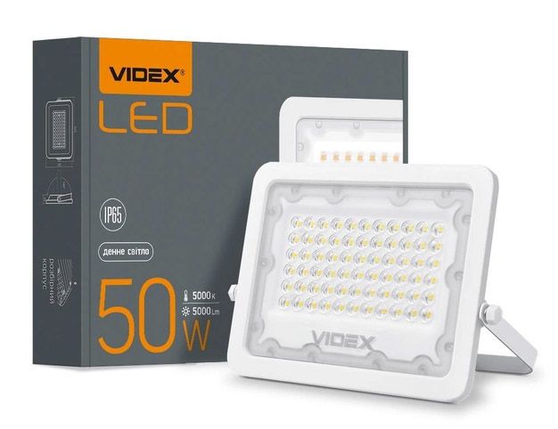 Прожектор LED VIDEX 50W 5000K 220V белый (VL-F2e505W)(VL-F2e505W)