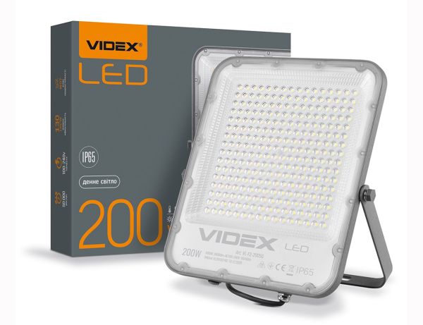 Прожектор LED VIDEX PREMIUM F2 200W 5000K  (VL-F2-2005G)(VL-F2-2005G)