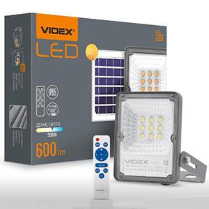 Прожектор автономний  10W 5000K ІР65 VL-FSO-205 VIDEX(25742)
