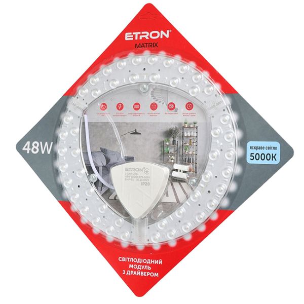 Модуль до світильника світлодіодного 1-EMP-278 48W 5000K IP20 TM ETRON(1-EMP-278)