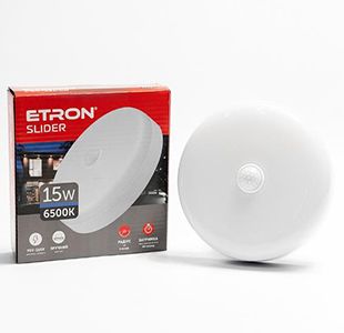 Світильник LED ETRON 15W 6500K коло з д/д 1-EIP-991-CD IP44(1-EIP-991-CD)