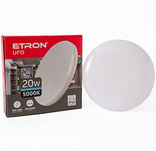 Світильник LED ETRON 20W 5000K коло 1-EIP-908 IP40(1-EIP-908)