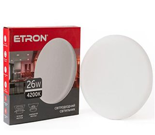 Світильник LED ETRON 26W 4200K коло 1-EMP-710 IP20(1-EMP-710)