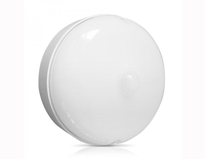 Светильник AL3006-RPS c ИК-датчиком круг 12W 6500K  FERON IP65(7353)