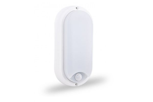 Светильник AL3009 овал 12W 4000K с ИК/д 840Lm FERON IP54 210*102*46mm(29900)