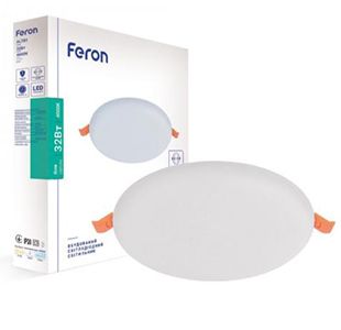 Світильник AL701 32W 4000K 3200Lm FERON коло 225*20mm(7672)
