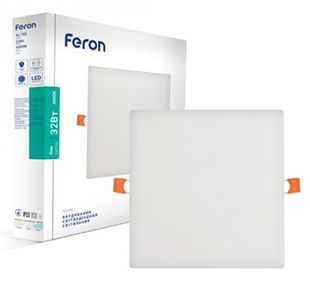 Світильник AL702 32W 4000K 3200Lm FERON квадрат(7677)