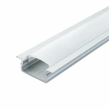 LED Алюм. профиль врезной ЛПВ7А+рассеиватель матовый LM-U BIOM (7*16мм)(LPV-7A+LM-U)