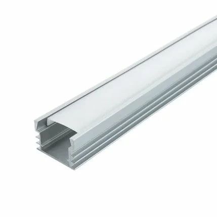 LED Алюм. профиль ЛП12А+рассеиватель матовый LM-U BIOM (12*16мм)(ЛП-12А+LM-U)