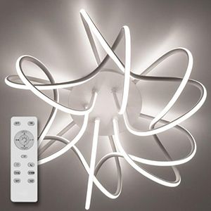 Світильник світлодіодний з пультом ДУ LUMINARIA LIANA MUSE 80W R600 WHITE/OPAL 220V IP20(6951427262363)