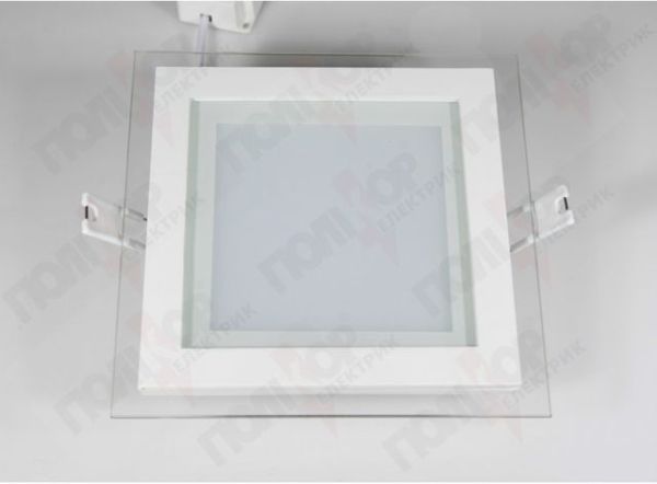 Светильник LED LUXEL квадрат встр. 12W 4000К (DLSG-12N)(DLSG-12N)