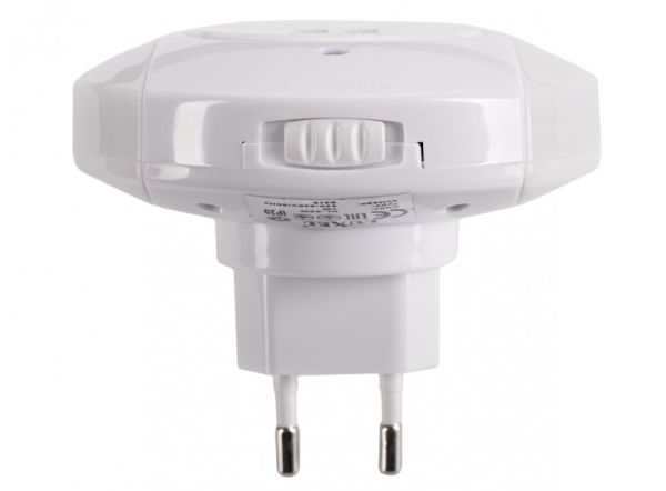 Светильник LED LUXEL ночник с розеткой 1W+2 (NL-02W)(NL-02W)