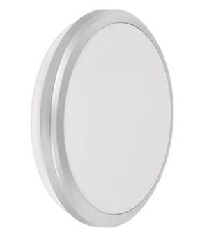 Світильник LED ДПБ 3103 18Вт IP54 4000К коло срібло ІЕК(LDPB0-3103-18-4000-K01)