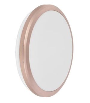 Світильник LED ДПБ 3201 12Вт IP54 4000К коло рож. золото ІЕК(LDPB0-3201-12-4000-K01)