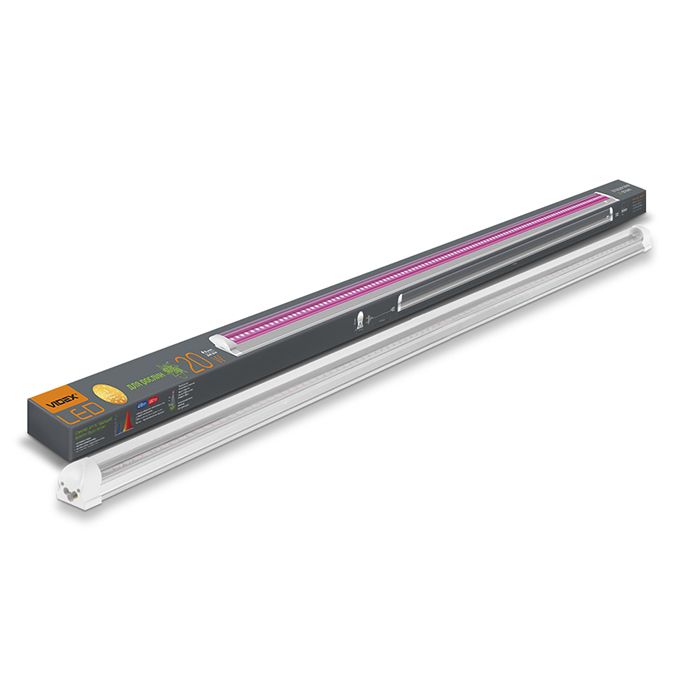 Світильник LED FITO VIDEX T8 1,2м 20W 220V линейный VL-T8FF-2012B(VL-T8FF-2012B)
