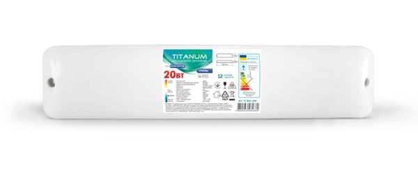 Світильник лінійний 20W 0,3М 6500K 220V ІР65 TL-BHL-206 TITANUM(TL-BHL-206)