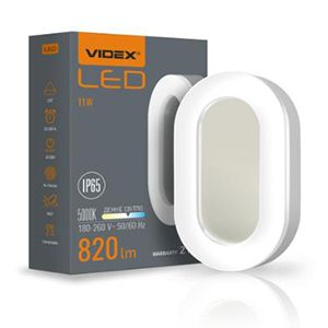 Світильник накл. овал 11W 5000K 220V ІР65 VL-BHFO-115 LED VIDEX(VL-BHFO-115)