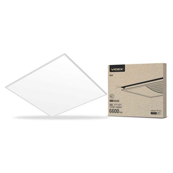 Світлодіодна панель 60W 6000K ІР20 VL-Pb606W VIDEX(VL-Pb606W)