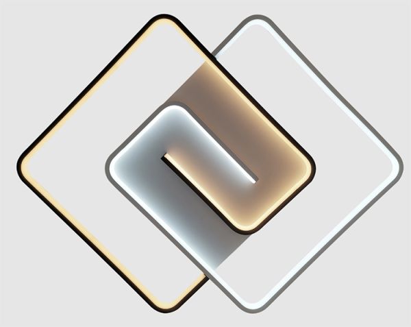 Світильник DOMINO 90Вт 3000-6000К 4800Лм квадрат VIOLUX 220565(220565)