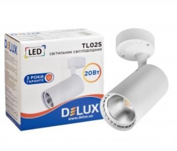 Світильник LED DELUX TL02S 20Вт 36град. 4000К білий 90015900(90015900)