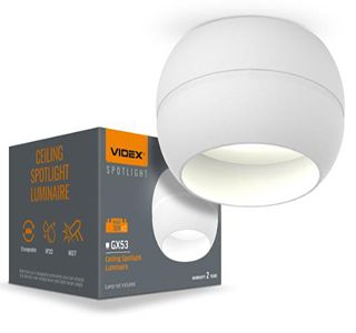 Світильник VIDEX під лампу GX53 VL-SPF16A-W універсальний білий(VL-SPF16A-W)