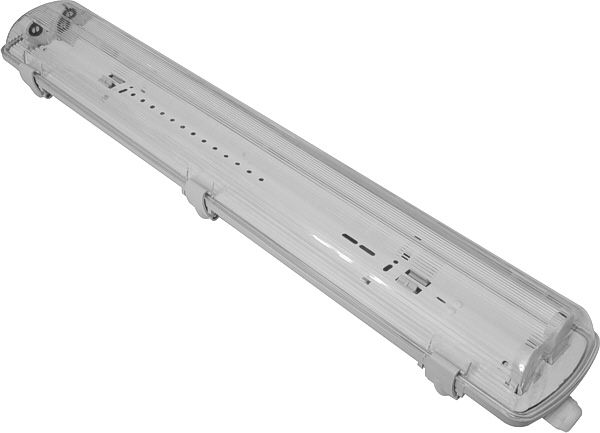 Корпус светильника Ecostrum (2*600) IP65 GS под LED лампы (БЕЗ ЛАМП)  Снят с производства!(LED IP 65 GS 2x600)