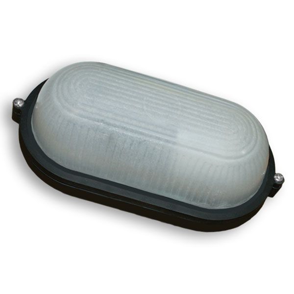 Светильник 60W овал черный без решетки MC-1102(МС 1102)